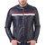 Leather Retail Blue Faux Leather Jacket For Men