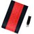 Fantasy AA-004, Black Red P.U. Leatherlite easy and flexible grip stichable Car Wheel Steering Cover