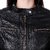 Leather Retail Black Faux leather Jacket For Woman