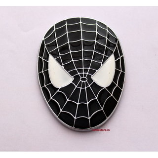 Buy Spiderman Black Face Metal 3d Sticker Car Jeep Motorcycle Suv Honda Vw Vento Online 424 From Shopclues