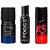 AXE + KS + Fogg (Set of 3 Pcs ) Deo Deodorants Body Spray For Men