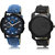 The Shopoholic Black Blue Combo New Stylist Latest Black And Blue Dial Analog Watch For  Boys Analog Watch For Boys Stylish