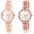 The Shopoholic White Silver Combo Best Combo Pack White And Silver Dial Analog Watch For  Girls Watch Of Women