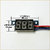 E8 Portable Digital Voltmeter DC0-200V Red LED Panel Voltage Meter with 3 Wires