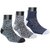 Neska Moda Men 3 Pair Multicolor Terry Cotton Ankle Length Socks S1061