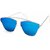 HH Joe Gold Blue Mirrored Style UV Protected Light wight Metal Aviator Unisex Sunglasses