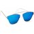 HH Joe Gold Blue Mirrored Style UV Protected Light wight Metal Aviator Unisex Sunglasses