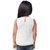 Semi Partywear western Seperat Sleevless  for Kids Size 40-Cream Top by Triki
