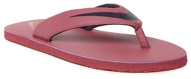 nike maroon flip flops