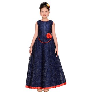 Self Design Party wear Maxi Shape Gown for Girl