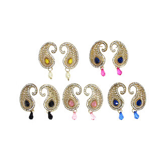 Combo Offer of Multi colour Mango Shape Earring Combo Offer of Multi colour Mango Shape Earring
