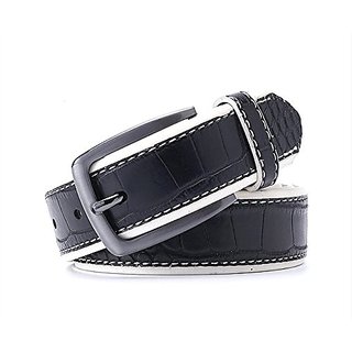Akruti KEXIYA 2017 designer new men belt crocodile pattern PU leather fashion style men belt luxury high quality casual gray blue belt