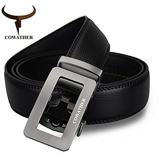 Akruti COWATHER Real cowskin automatic buckle belts luxury 100% cow genuine leather men belt fashion design male strap free shipping
