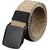 Akruti Mens Belt No metal Plastic buckle canvas outdoor belts casual jeans belt