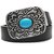 Akruti New Arrival American Western Cowboy Belt Men Big Buckle With Turquoi