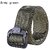 Akruti Mens Nylon Belt Knitted Military Belt Tactical Inner Army Style Belt Smooth Buckle 3.8 Cm Width