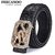 Akruti FEECANOO Newest Designer Belts Men High Quality Serpentine Cowskin Genuine Leather Luxury Mens Belt Metals Alloys Smooth Buckle