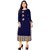 Vaikunth Fabrics Solid,Printed Kurti in Blue color and Rayon fabric for womens VF-KU-164