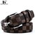 Akruti 2017 fashionable mens belts pin buckle branded belts for men genuine leather black brown 3.5cm belt pants ceinture homme LJ027