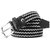 Akruti Fashion Long Elastic Waist Belt Men Woven Elastic Belts 1-3/8" or 35mm Wide Stretch Fabric Straps Knitted Belts For Men 5 Color