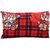 craftwell two teddy together (happy day red base) 3d single bedsheet with 1 pillow cover