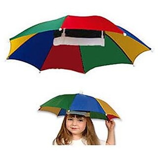 Hands Free Umbrella Hat To Protect From Sun Rain For Kids And Adults