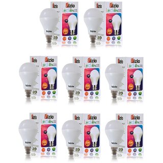                       Vizio 12 Watt Premium Quality Led Bulbs (pack of 8) with 1 year warranty                                              