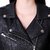 Leather Retail Black Woman Jacket For Roadies