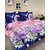 Z decor Cotton 1 Double Bed Sheet, 2 Pillow gulab bed sheet