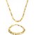Gold Plated Popular Sachin Chain with Gold Plated Adjustable Bracelet by GoldNera