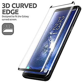 Buy Acutas Samsung Note 8 Curved Black Color Clear 3d Edge To Edge