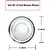 AH    Dinner Plates Set of 12  Stainless Steel  Full Plates (10 inch ) Heavy Quality  - dia 10 inch Set of 12  color- Silver