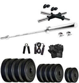 SPORTO FITNESS 20kg Leather Home Gym and Fitness Kit
