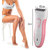 2in1 Twin Blade Women Lady Waterproof Rechargable Full Body Hair Remover Cordless Wet Dry Shaver Trimmer Epilator Razor