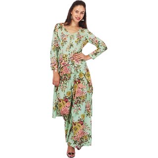 Gaba Creation Fancy and trendy kurti style Dress with a Plazzo for women