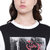 Texco Women Black & White Printed Full sleeve Round neck Sweat Shirt