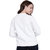 Texco  Peach Ivory White Low Studs Detailing Winter Sweatshirt