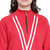 Texco Red Zippered Sweatshirt for Women