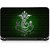 VI Collections SILVER GANESHE IN GREEN BACKROUND pvc Laptop Decal 15.6
