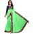 janvi sales pista color lace border work saree with blouse piece (jv-3006- pista)