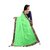janvi sales pista color lace border work saree with blouse piece (jv-3006- pista)