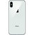 Replacement Back Glass for Apple iPhone X (Silver)