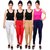 MAA-AADYA Set of 4 pcs multicolor Cotton leggings for Women