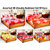 Welhouse India Assorted 225X245 cms 2 Double bedsheets with 4 pillow covers