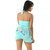 Notable  Swim Sexy Multi Blue Color Two Piece Boyleg Tankini-Beach Wear