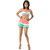 Good-looking And Amazing Multi Colored Significant Ruffled Tie Skirted Bikini Set