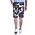 Timbre Men Stylish Army Cargo Shorts Cotton 9 Pockets With Free Waist Belt Camouflage Shorts- Pack Of 2