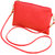 New Fashion Women Small Shoulder Bag PU Leather Crocodile Pattern Zipper Summer Crossbody Bag Purse,B0246R, Red