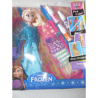 Elsa shop doll hair