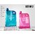 Love Luck Portable Reusable Flat Notepad Memo Water Bottle, 380 ml, 2-Piece,(Clear Plastic Multicolor)